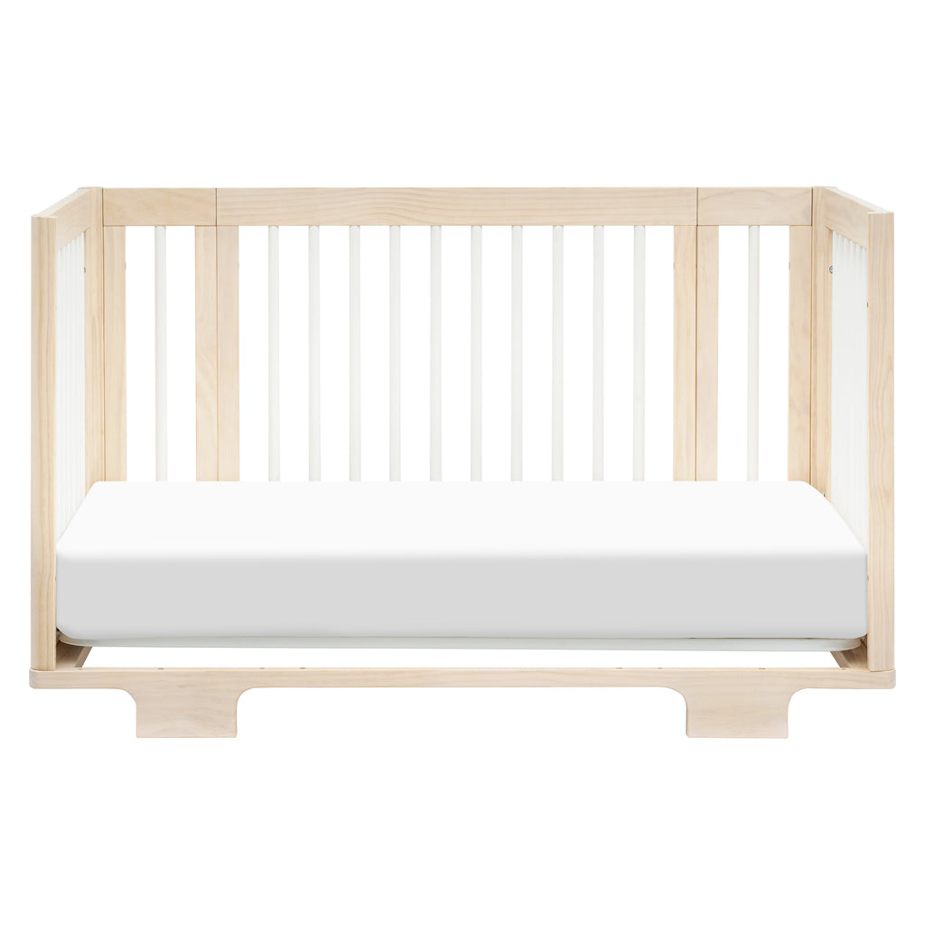 M23401NXW,Babyletto,Yuzu 8-in-1 Convertible Crib w/All-Stages Conversion in Washed Natural/White