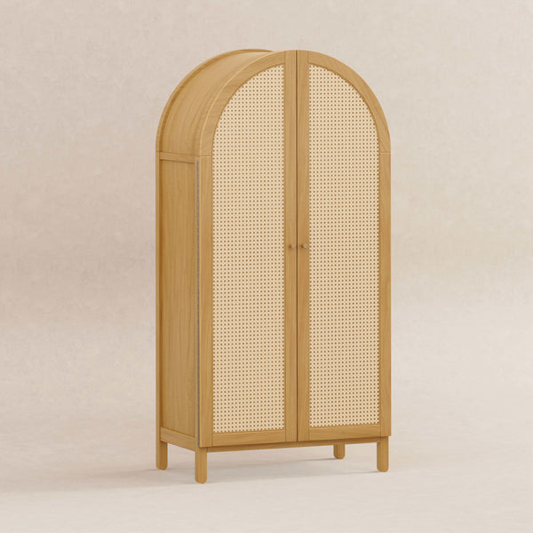 M25929HY,Babyletto,Bondi Cane Armoire  Assembled in Honey