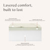 M53106A,Babyletto Kids,Essential 5 Trundle Mattress with Memory Foam