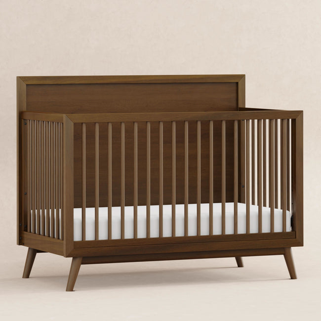 M15901NL,Babyletto,Palma Mid-Century 4-in-1 Convertible Crib w/Toddler Bed Conversion in Natural Walnut