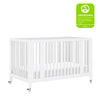 M30880W,Babyletto,Rolli 9-in-1 Convertible All-Stages® Crib w/ Bassinet & Toddler Bed Kits in White