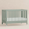 M6601LS,Babyletto,Maki Full Size Folding Crib w/ Toddler Bed Conversion Kit in Light Sage