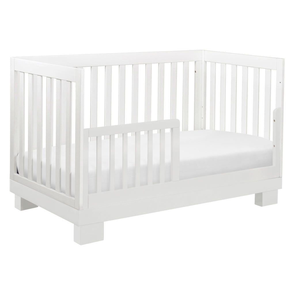 M6701W,Babyletto,Modo 3-in-1 Convertible Crib w/Toddler Bed Conversion Kit in White Finish