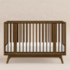 M15980NL,Babyletto,Palma 8-in-1 Convertible All-Stages® Crib w/ Bassinet & Toddler Bed Kits in Natural Walnut