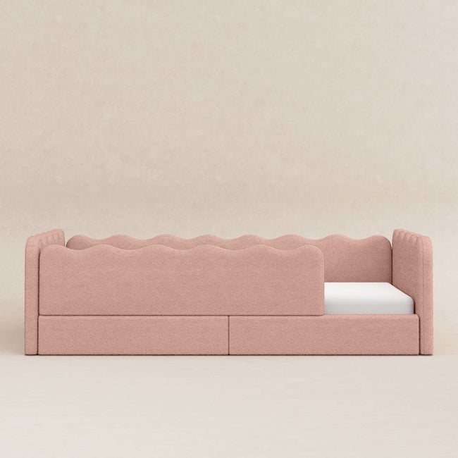 M31376PRSB,Babyletto Kids,Rizo Montessori-Inspired Twin Bed in Performance Rose Boucle