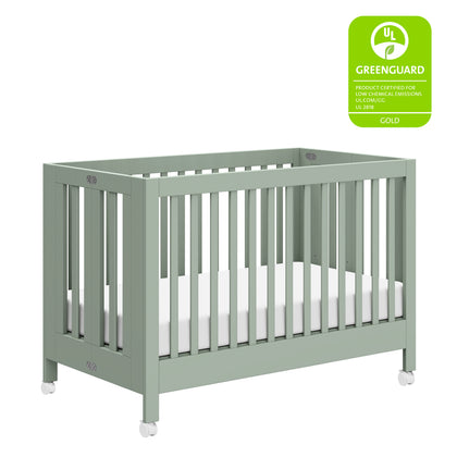 Maki Portable Folding Crib with Toddler Bed Conversion Kit