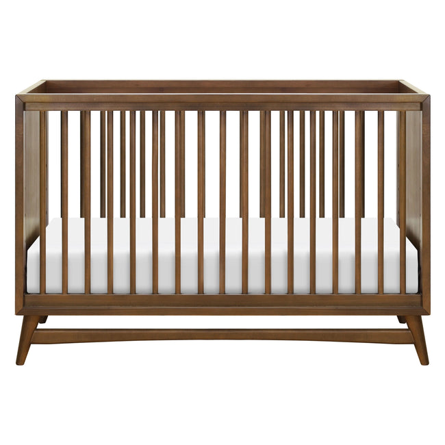 M15401NL,Babyletto,Peggy Mid-Century 3-in-1 Convertible Crib w/Toddler Bed Conversion Kit in Natural Walnut