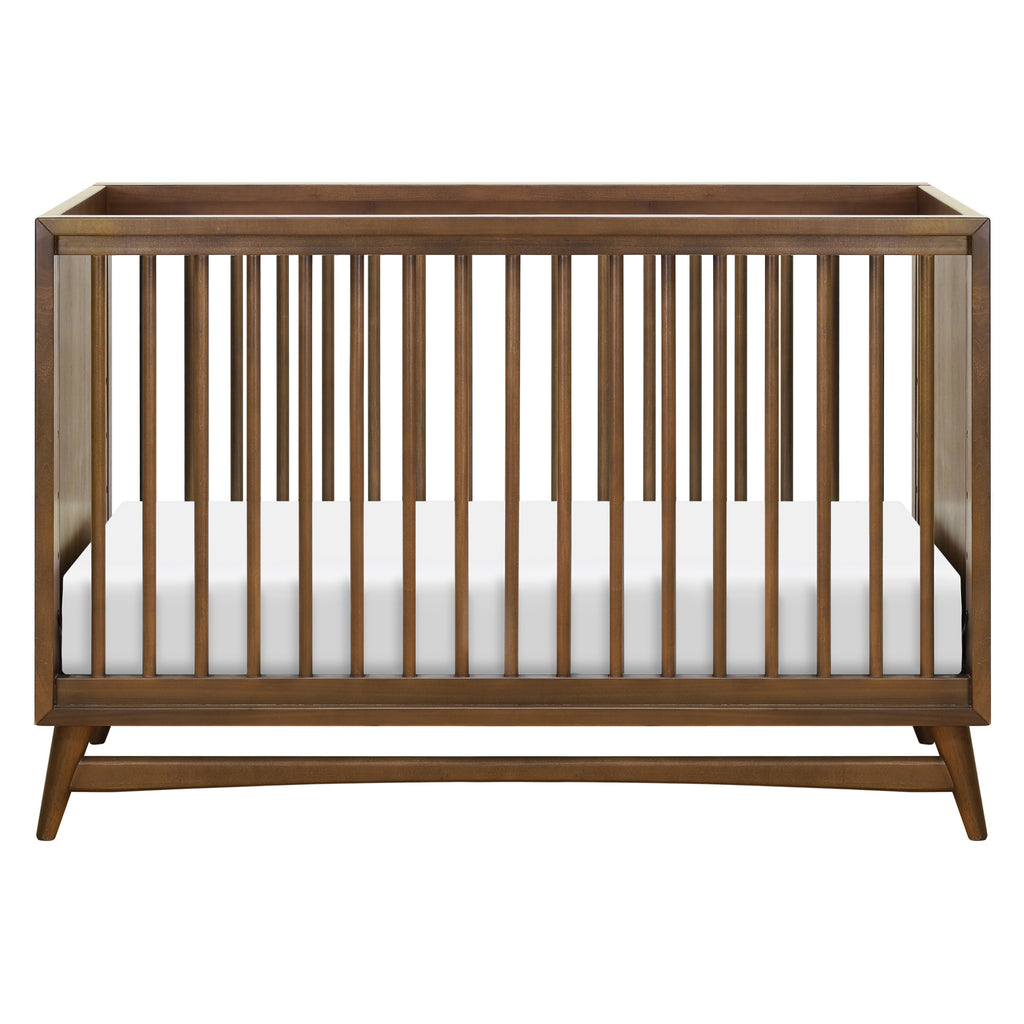 M15401NL,Babyletto,Peggy Mid-Century 3-in-1 Convertible Crib w/Toddler Bed Conversion Kit in Natural Walnut