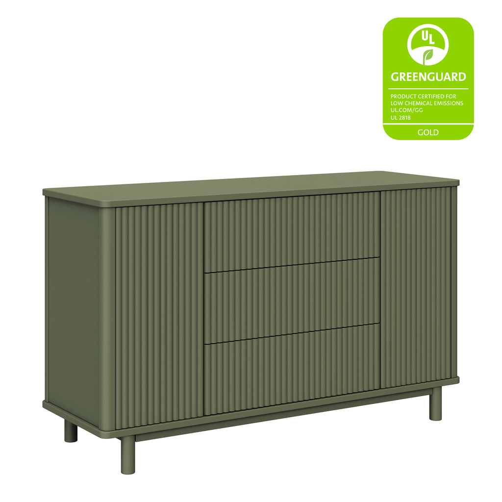 M29816OL,Babyletto,Pogo Tambour Assembled Dresser in Olive