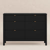 M25616B,Babyletto,Bondi 6-Drawer Assembled Dresser in Black