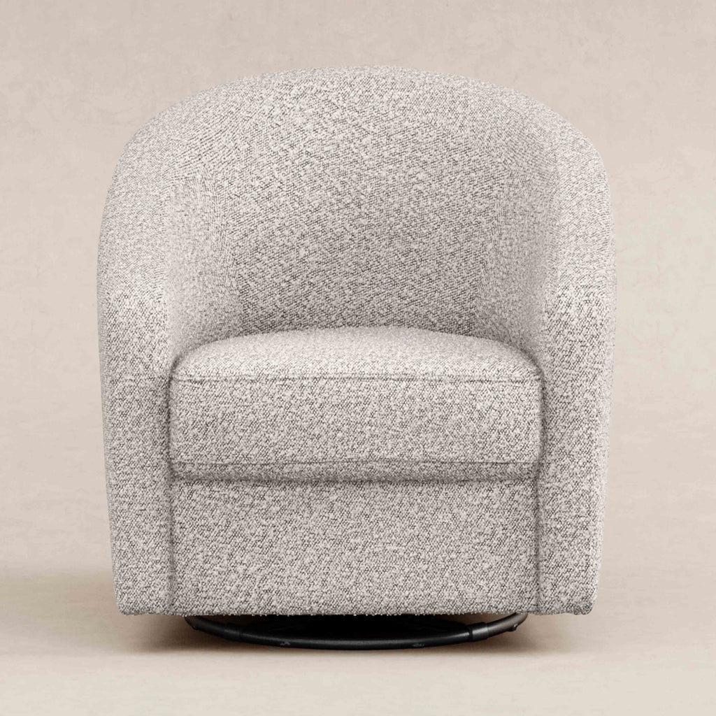 M5887BWB,Babyletto,Madison Swivel Glider in Black White Boucle