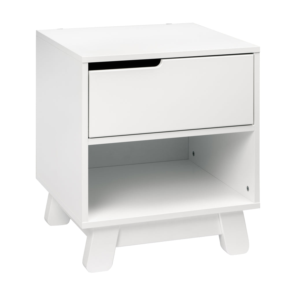 M4260W,Hudson Nightstand with USB Port in White