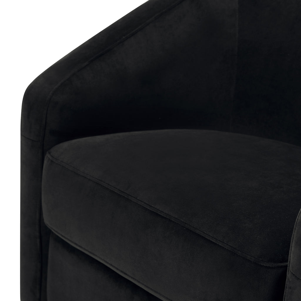 M5887BLKV,Babyletto,Madison Swivel Glider in Black Velvet