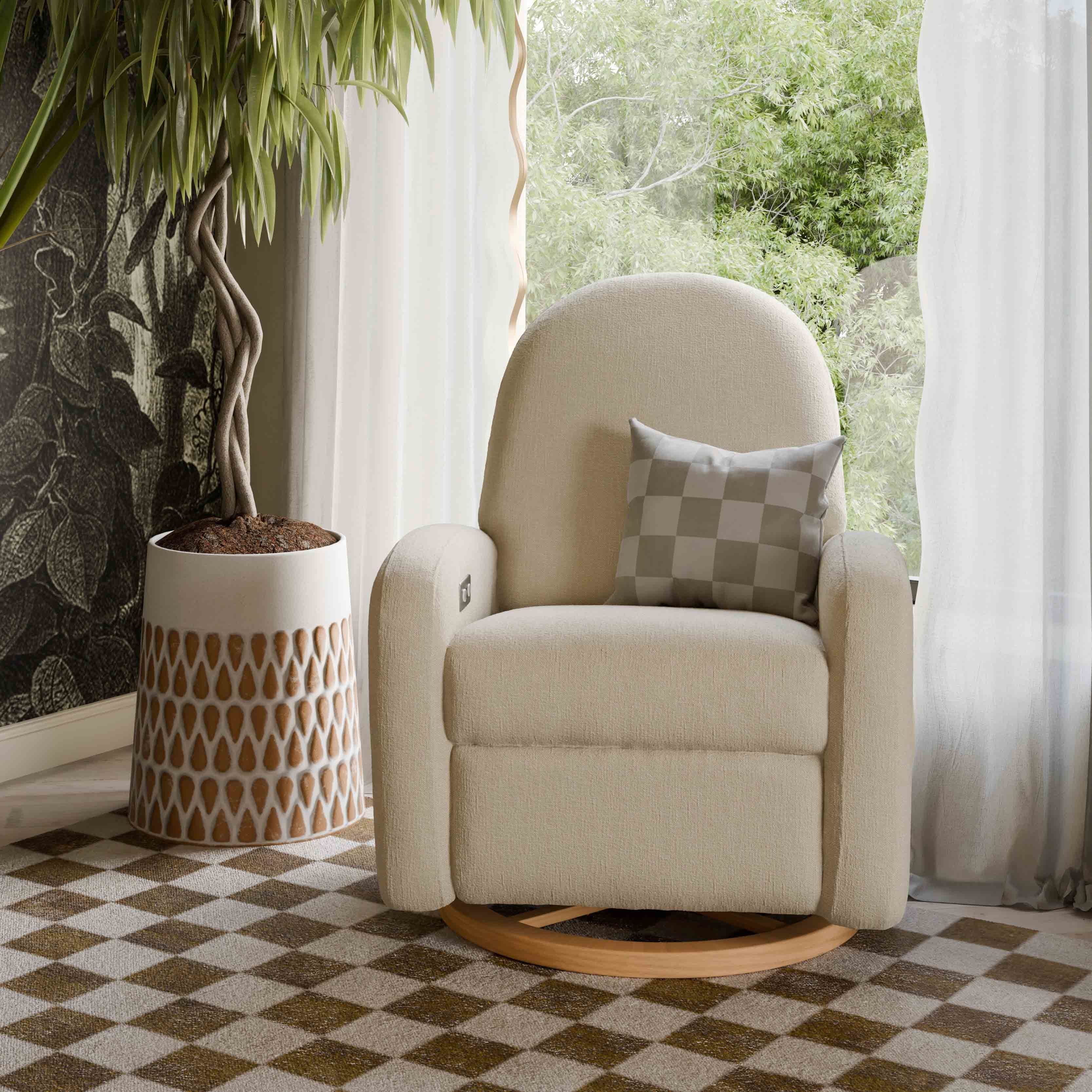 Nami Recliner & Swivel Glider w/ USB | Babyletto