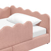 M31376PRSB,Babyletto Kids,Rizo Montessori-Inspired Twin Bed in Performance Rose Boucle