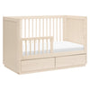 M21601NX,Babyletto,Bento 3-in-1 Convertible Storage Crib w/Toddler Bed Conversion Kit in Washed Natural