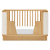M26201HYWB,Babyletto,Bondi Boucle 4-in-1 Convertible Crib w/ Toddler Bed Kit in Honey with Ivory Boucle