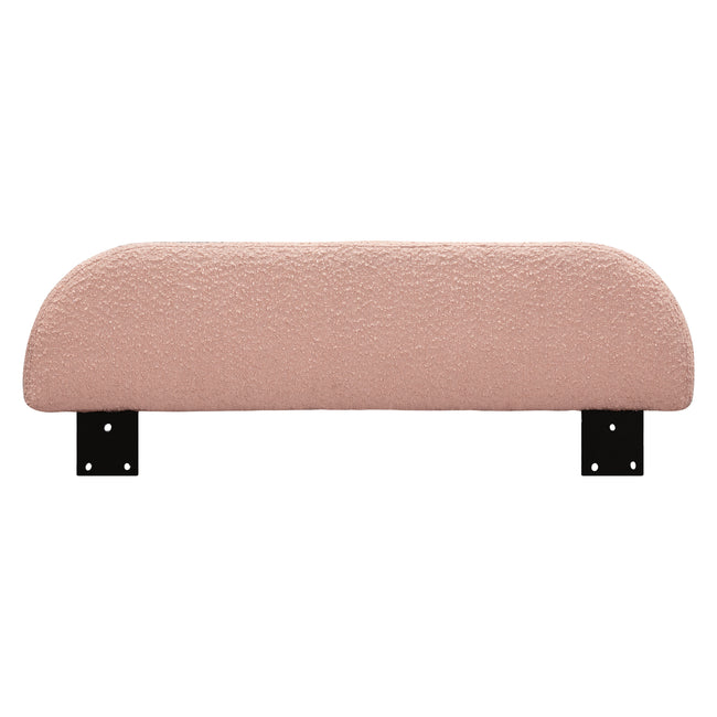 M31399PRSB,Babyletto Kids,Upholstered Twin/Full Bed Guardrail in Performance Rose Boucle