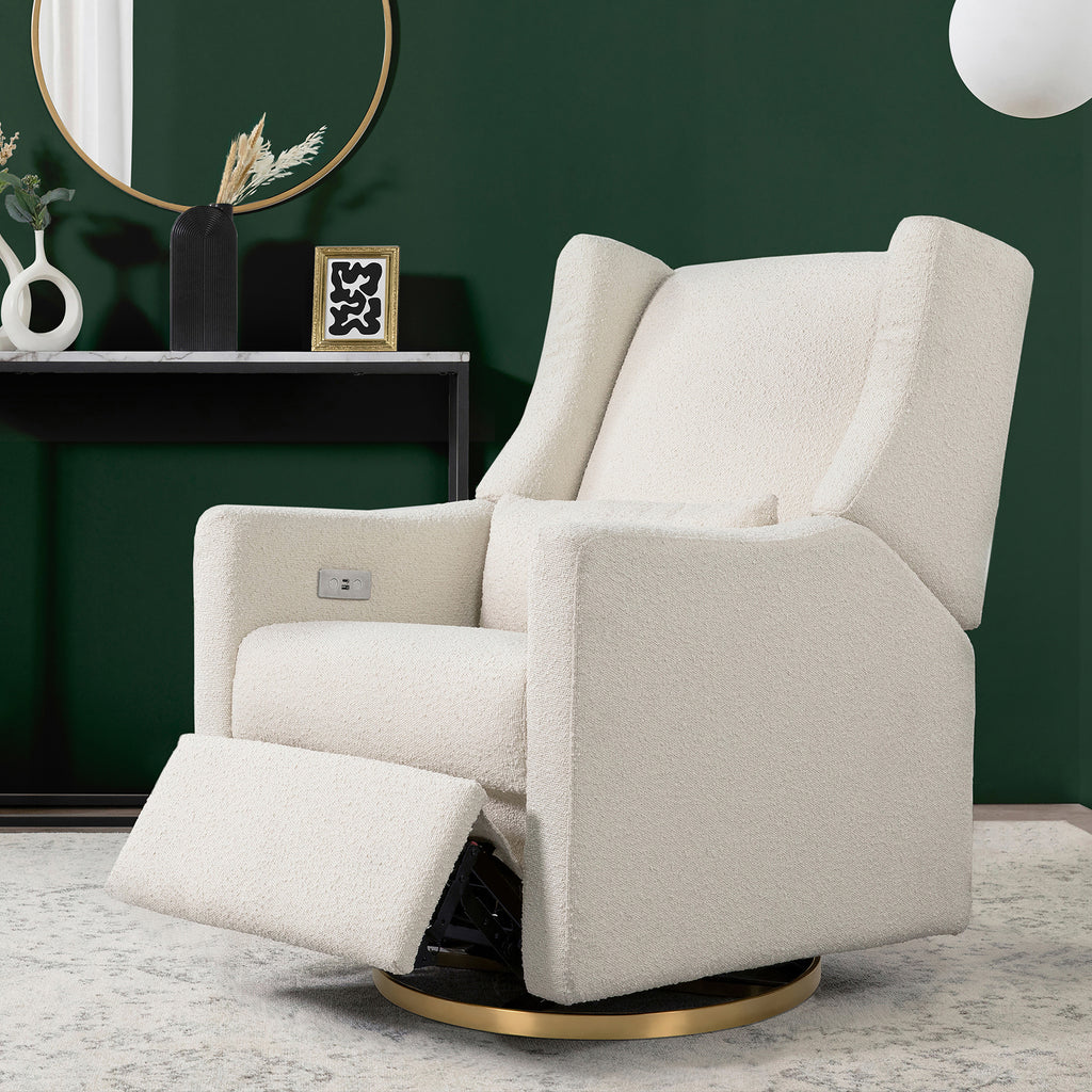 Babyletto Kiwi Electronic Recliner and Swivel Glider with USB port