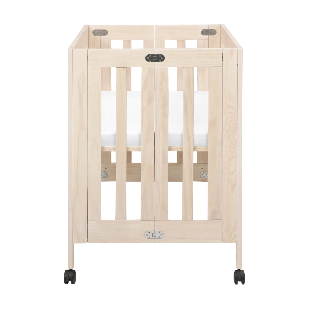 M6698NX,Babyletto,Origami Mini Crib in Washed Natural