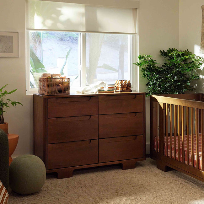 M23426NL,Babyletto,Yuzu 6-Drawer Dresser in Natural Walnut