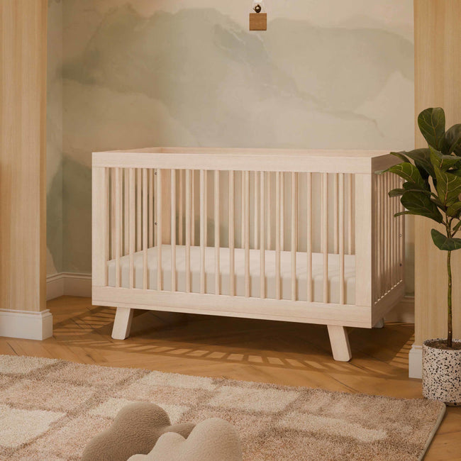 Hudson 3-in-1 Convertible Crib Converts To Toddler Bed