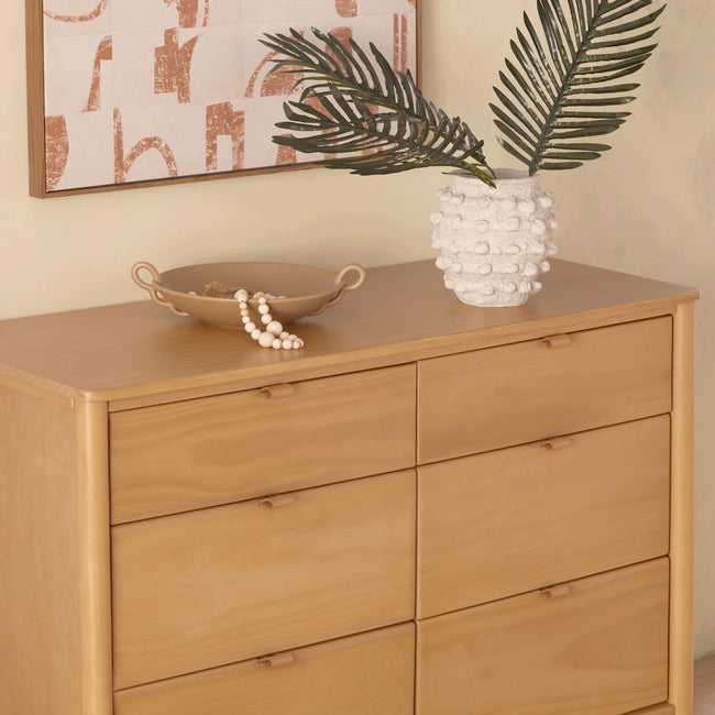 M25616HY,Babyletto,Bondi 6-Drawer Assembled Dresser in Honey