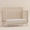 M15901TPE,Babyletto,Palma Mid-Century 4-in-1 Convertible Crib w/Toddler Bed Conversion in Taupe