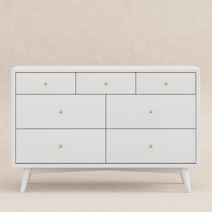 M15916W,Babyletto,Palma 7-Drawer Double Dresser  Assembled in White