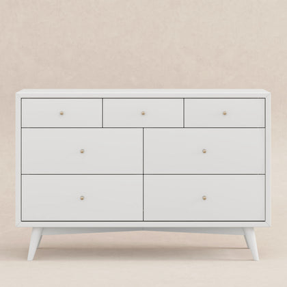 M15916W,Babyletto,Palma 7-Drawer Double Dresser  Assembled in White