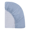 T29636DP,Babyletto,Dewdrop Muslin Mini Crib Sheet in GOTS Certified Organic Cotton