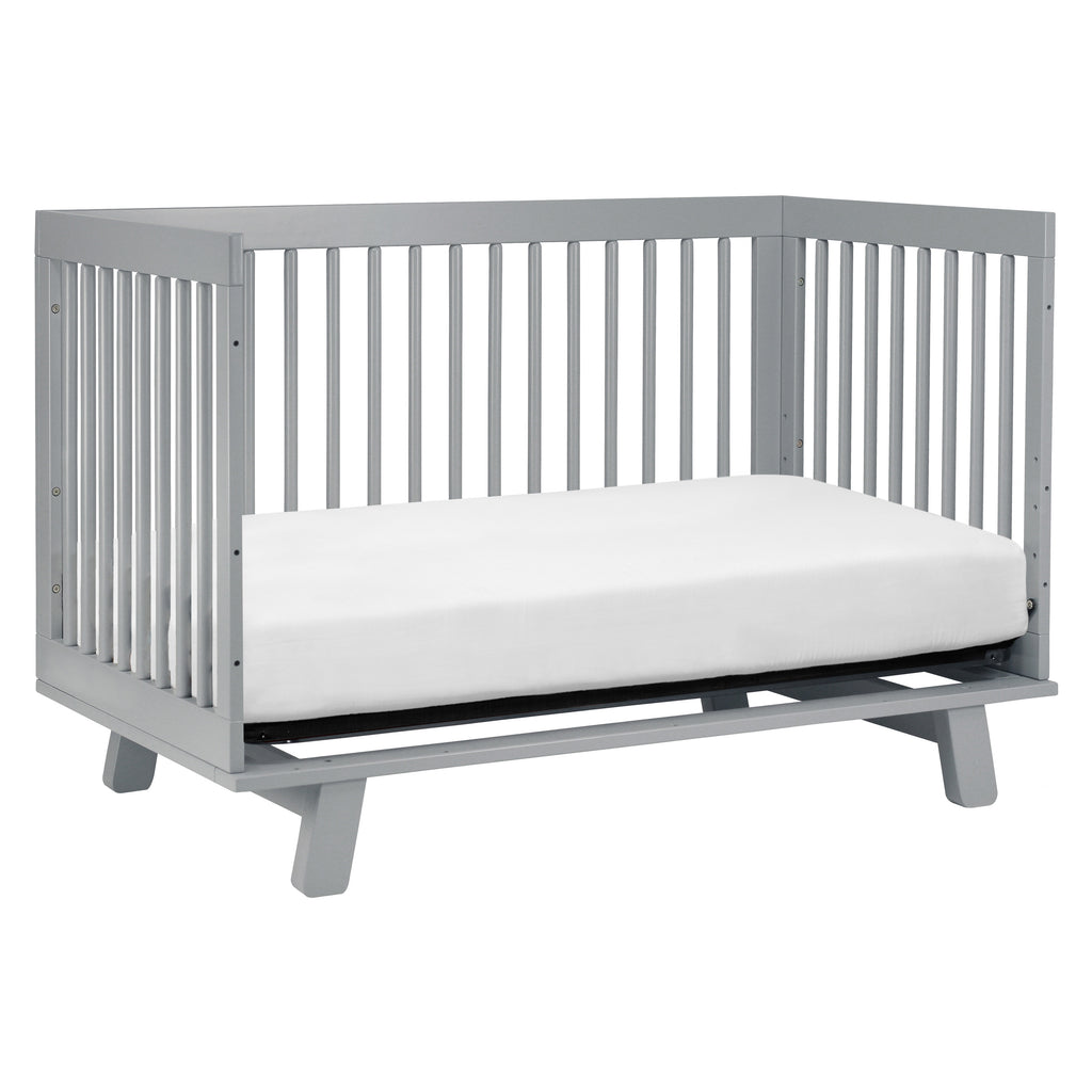 M4201G,Babyletto,Hudson 3-in-1 Convertible Crib w/Toddler Bed Conversion Kit in Grey Finish