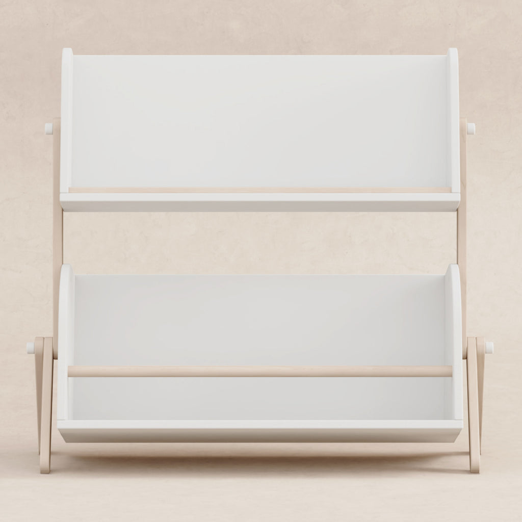 M10611WNX,Babyletto,Tally Storage and Bookshelf in White and Washed Natural Finish