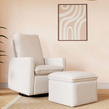 M20987PCMEW,Babyletto,Cali Pillowback Swivel Glider in Performance Cream Eco-Weave

    srcset=