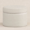 M22185WB,Babyletto,Wally Storage Ottoman in Ivory Boucle