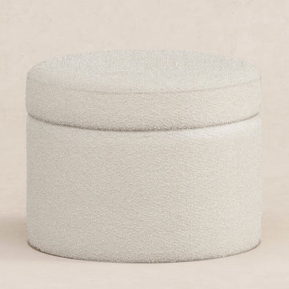 M22185WB,Babyletto,Wally Storage Ottoman in Ivory Boucle