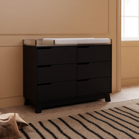black changing table dresser Nursery Works Acrylic Changing Tray – Babyletto