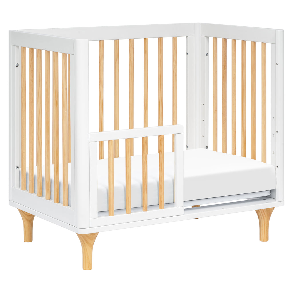 Lolly 4 in 1 Convertible Mini Crib and Twin Bed with Toddler Bed Conversion Kit