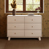 M32526NX,Babyletto,Hudson Modern 6-Drawer Assembled Double Dresser in Washed Natural