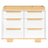 M23426WN,Babyletto,Yuzu 6-Drawer Dresser in White/Natural