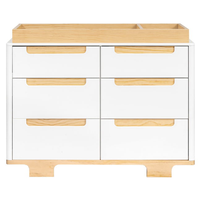 M23426WN,Babyletto,Yuzu 6-Drawer Dresser in White/Natural
