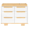 M23426WN,Babyletto,Yuzu 6-Drawer Dresser in White/Natural