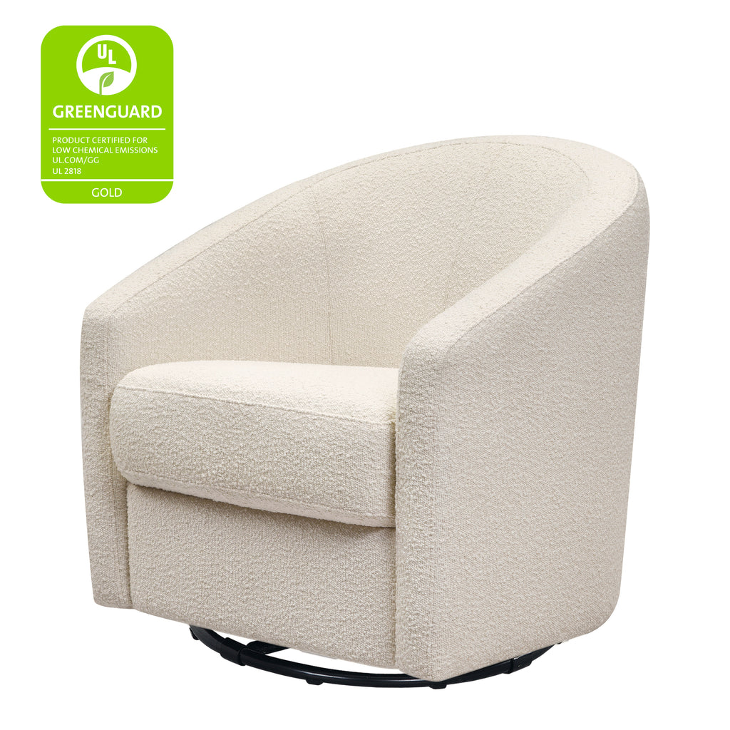 M5887WB,Babyletto,Madison Swivel Glider in Ivory Boucle