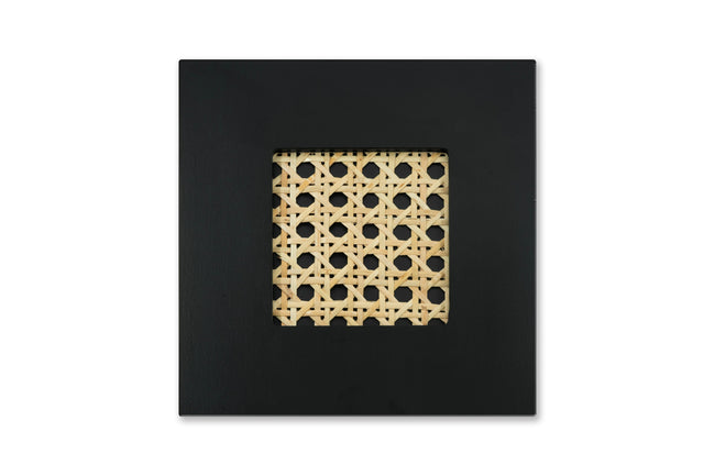 SWATCH235,Babyletto,Babyletto - Black w/ Octagonal Natural Cane (BNC) SWATCH