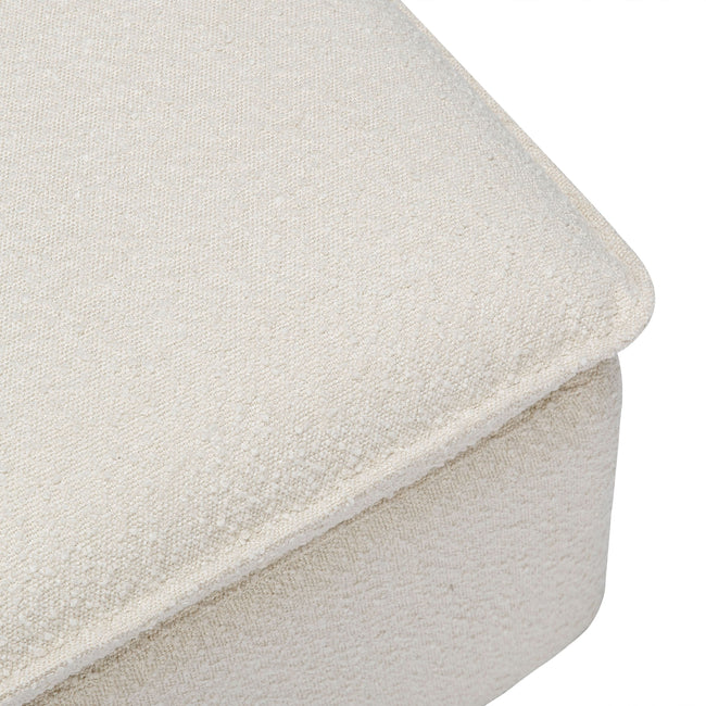 M20985WB,Babyletto,Cali Storage Ottoman in Ivory Boucle