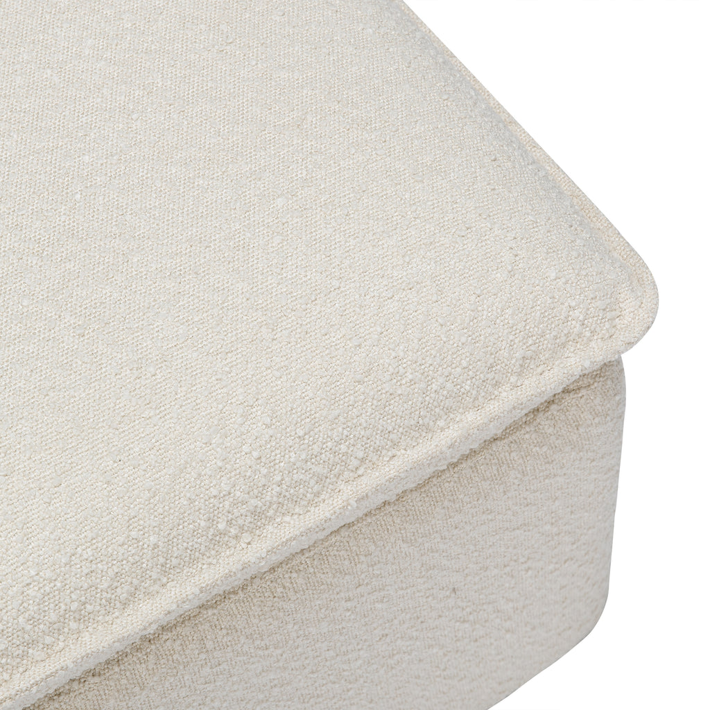 M20985WB,Babyletto,Cali Storage Ottoman in Ivory Boucle