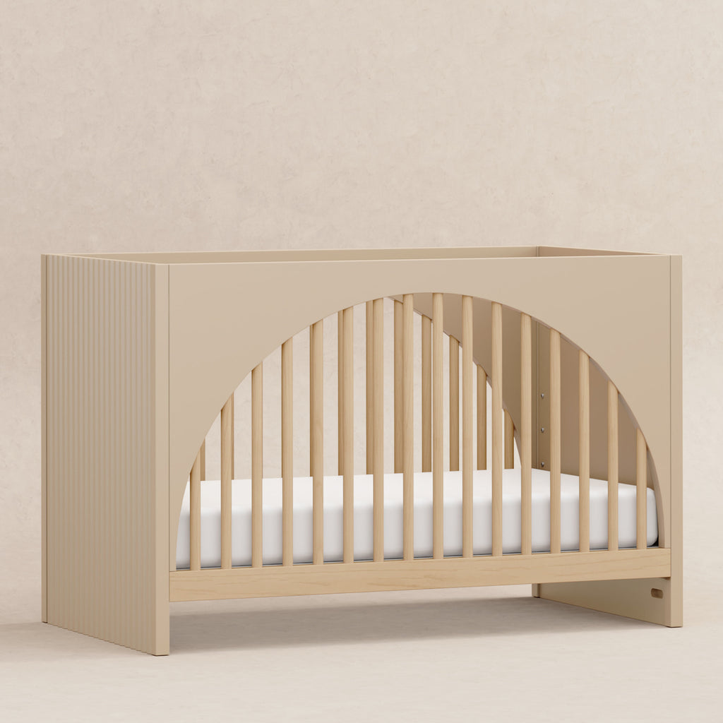 M30201TPESH,Babyletto,Moab 3-in-1 Convertible Crib in Taupe/Ash