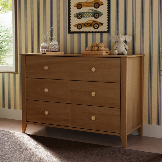 Babyletto Sprout 6-Drawer Double Dresser Washed Natural Babyletto Sprout 6-Drawer Double Dresser Washed Natural