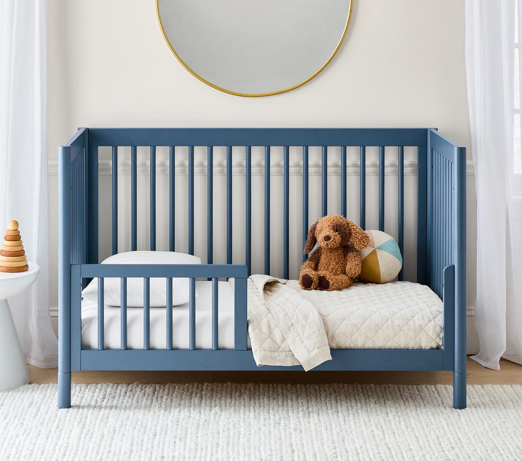 M12901CVB,Gelato 4-in-1 Convertible Crib w/Toddler Bed Conversion Kit in Cove Blue