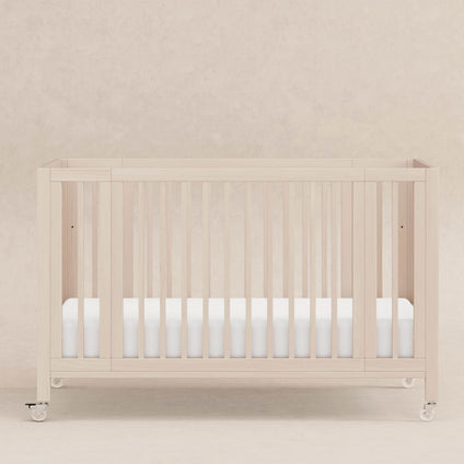 M30880NX,Babyletto,Rolli 9-in-1 Convertible All-Stages® Crib w/ Bassinet & Toddler Bed Kits in Washed Natural